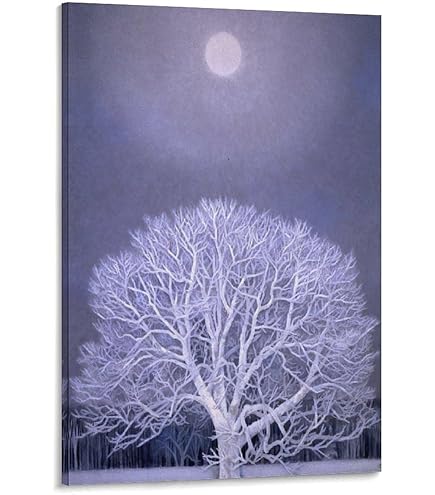 Amazon.co.jp: 東山魁夷《夕静寂》ポスター 印刷 ポスター キャンバス